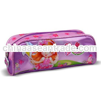 Satin School Pencil Case for Girl OEM(EN71 approved)