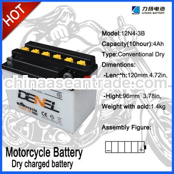 Sealed Factory Activated Motorcycle Battery