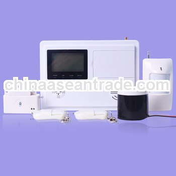 Security SMS GSM alarm system wireless 433mhz telephone home alarm