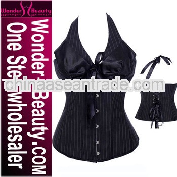 Sexy Black New Design Halter Women Corset