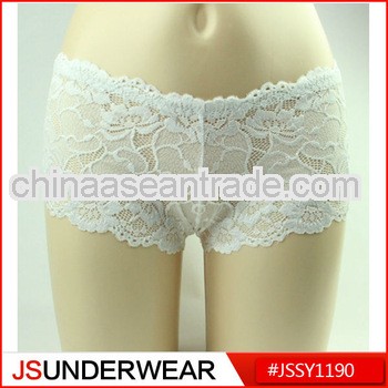 Sexy ladies underwear with pink lace from OEM factory