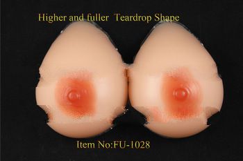 Shenzhen Fure Big Artificial/ Breast Form Teardrop/Triangle/Spiral shape Silicone Breast breast form