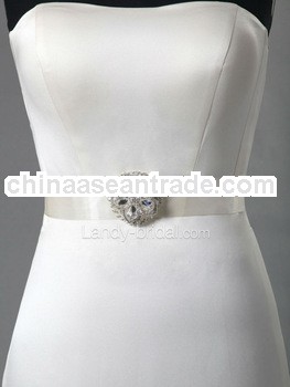 Shinny Beaded With Big Crystals Wedding Belts