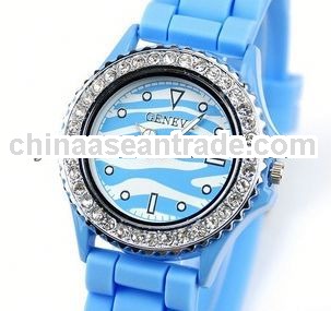 Silicone Diamond brand watches for women