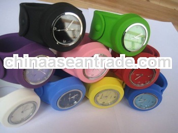 Silicone Wristwatch Unisex Bracelet All Size DIY Colorful Slap Watch