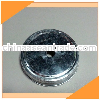 Siliver Metal Screw Lid With 10MM Hole 70MM Size