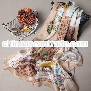 Silk scarf new products 2014