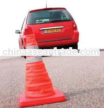 Silver Reflective Foldable Traffic Cones