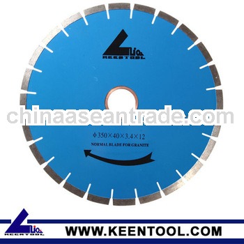 Silver welded diamond saw blade for granite marble cutting