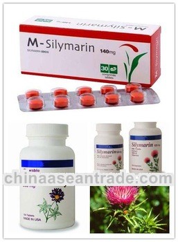 Silymarin capsules supplement Milk Thistle Extract Capsule