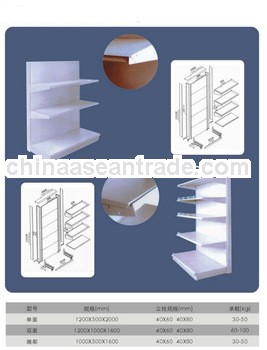 Single Sided Metal Gondola Shelving/End Cap Shelves(Supermarket Equipment/Supermarket Shelves)