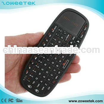 Smart tv remote with wireless mouse and keyboard