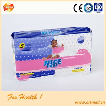 Soft and dry first quality diaper for children