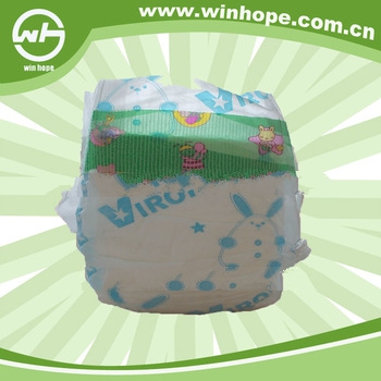 Soft breathable non-woven backsheet baby diaper