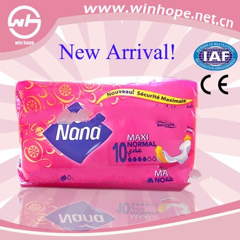 Soft breathable with high absorbency!!kotex sanitary napkin