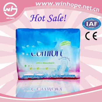 Soft breathable with high absorbency!!whisper sanitary napkin manufacturers