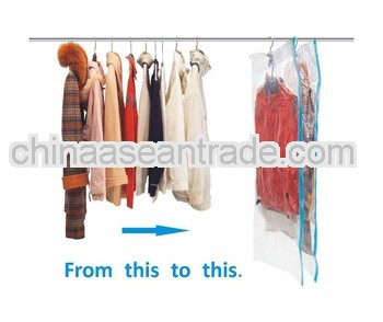 Space Saving Vacuum Seal Hanging Storage Bag