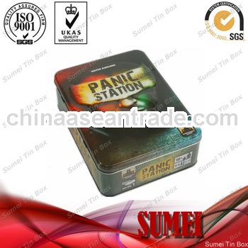 Square DVD tin box