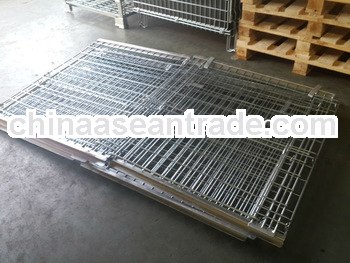 Stackable pallet cage