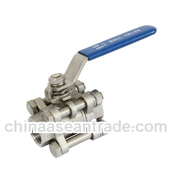 Stainelss Steel 3pc Thread Ball Valve