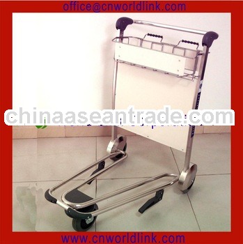 Stainless Steel Airport Luggage Trolley Cart