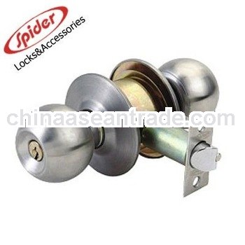 Stainless Steel Cylindrical Knob Lock/Cylinder lock/Ball lock