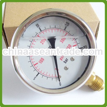 Stainless Steel Hydraulic Pressure Gauge Manometer