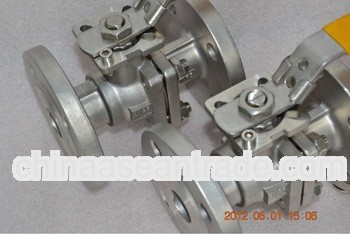 Stainless steel ball valve float valve flange type