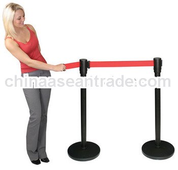 Stanchions, like these public guidance posts, are for sale with supplemental