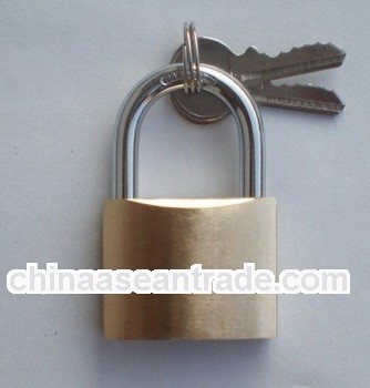 Standard type brass padlock with cusotmer's logo