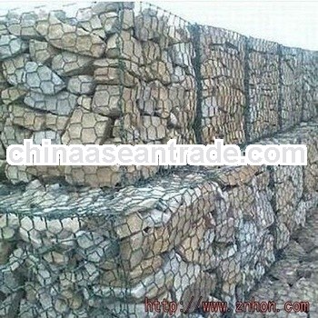 Stone gabion box