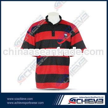 Sublimation Tailored-fit Rugby Jerseys for pomotion