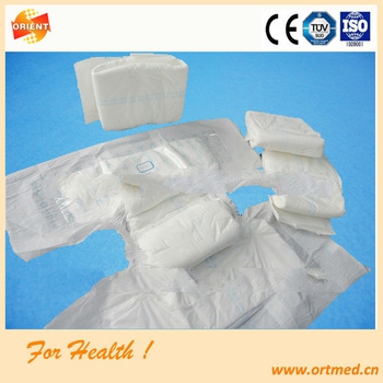 Super absorbent PE film waterproof adult incontinence diaper