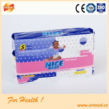 Super absorbent first quality diaper for infant