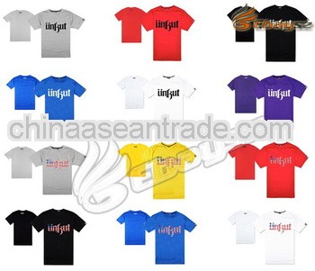 Super quality emboridered plain printed t-shirt