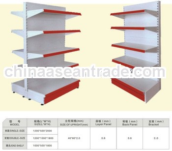 Supermarket Shelf with an Adjustable Foot TE-SP070