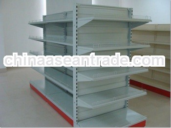 Supermarket Shelves/End Shelf/Flat backboard Gondola shelving