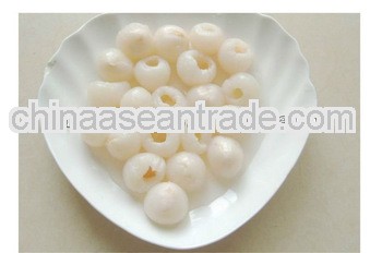 Sweet canned lychee fruit in syrup with good quality