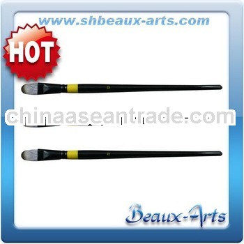 Synthetic filbert brush(black+yellow handle)