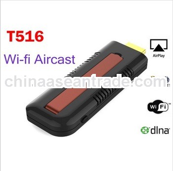 T516 AIRCAST IPTV Set Top Box support Mircast, DLNA,Airplay, Receiving local TV channels freely