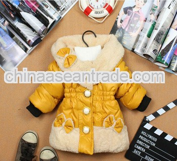 THICKEN COTTON GIRLS FANCY DESIGN BEAUTIFUL WINTER COAT