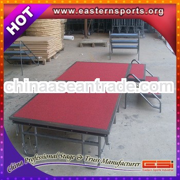 TUV certificate cheap rental folding stage