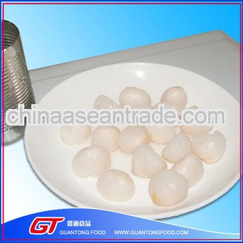 Tasty perfect canned lychee whole in syrup with good price