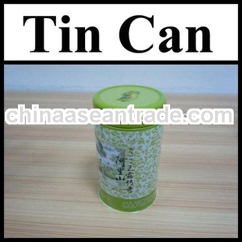 Tea Empty Tin Cans Pass SGS FDA square tea tin