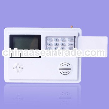 Telephone and GSM dual networks professional alarm system LCD China wireless alarm supplier KI-PG350