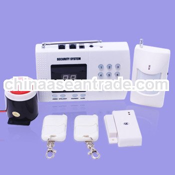 Telephone wireless intruder alarm system with remote controlling anti-burglar alarm