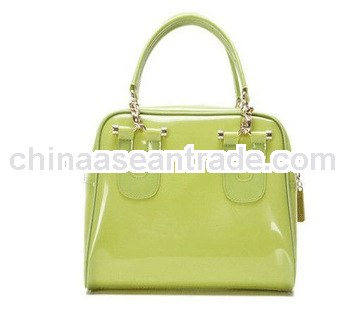 The new European and American wind bag handbag candy fluorescent color jelly bag