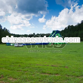 The world largest inflatable water slide for beach