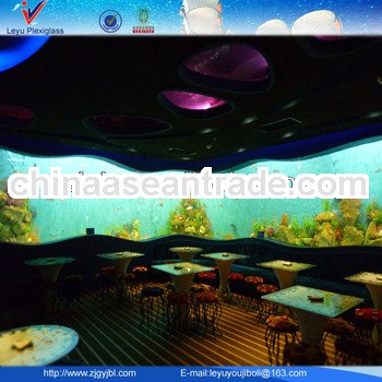 Thick Cast Acrylic Panel used in Oceanarium Project