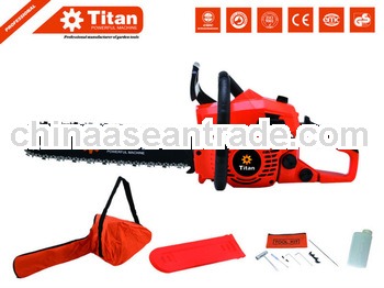 Titan 38CC gas chain saw with CE, MD certifications tools